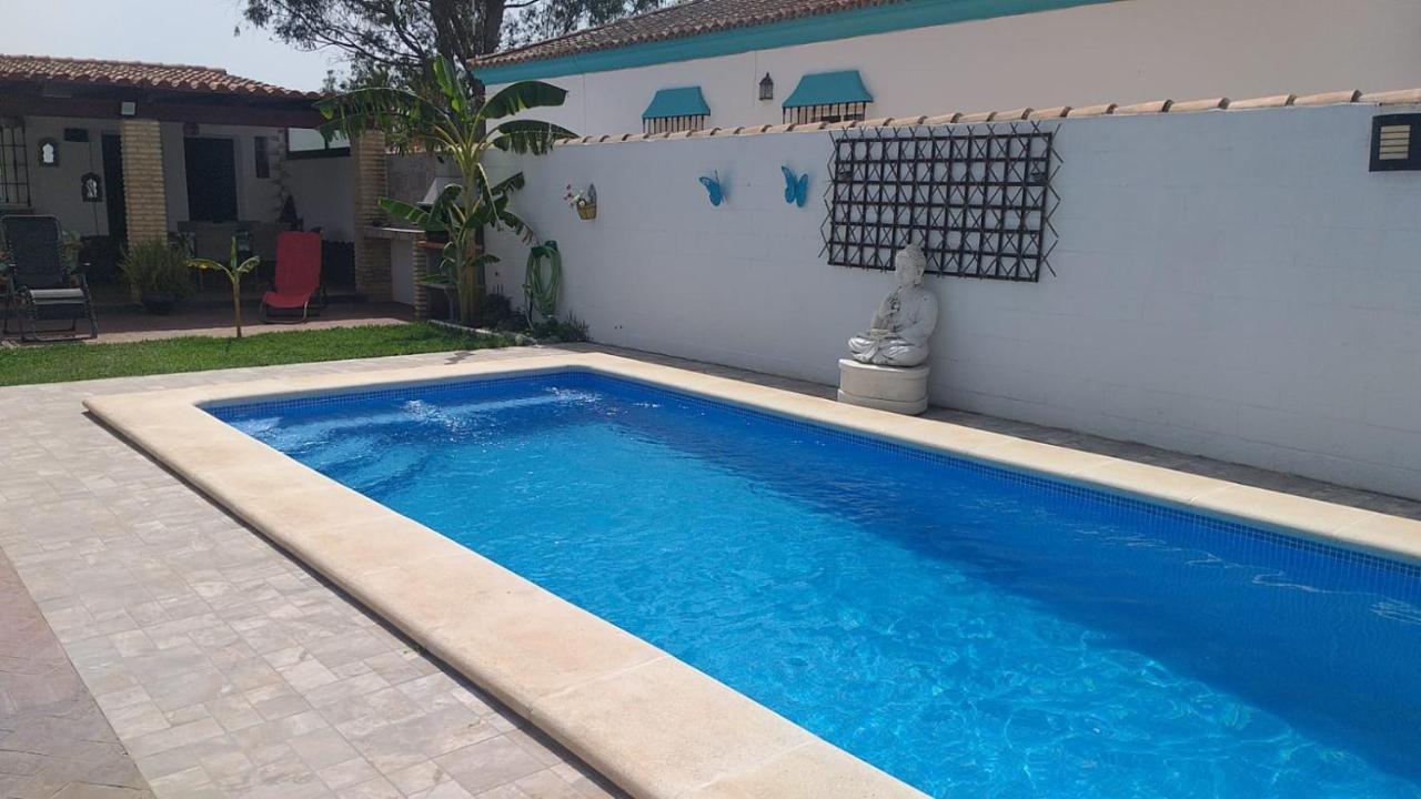 Rojas & Mar Chalet Con Piscina Salina Chiclana de la Frontera Exterior foto